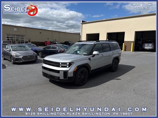Shimmering Silver 2026 Hyundai SANTA FE HEV Calligraphy
