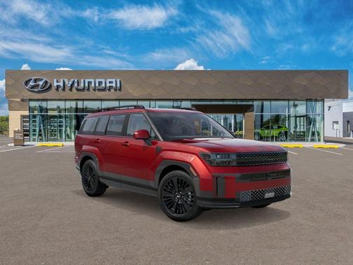 Ultimate Red 2026 Hyundai SANTA FE HEV Calligraphy AWD
