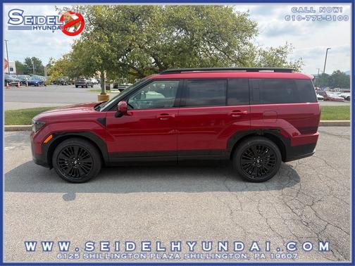 Ultimate Red 2026 Hyundai SANTA FE HEV Calligraphy AWD