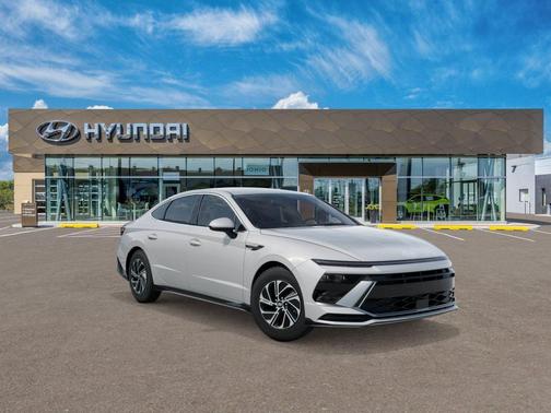Serenity White 2026 Hyundai SONATA Hybrid SE