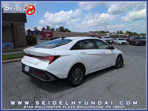 Serenity White 2026 Hyundai ELANTRA HEV Blue