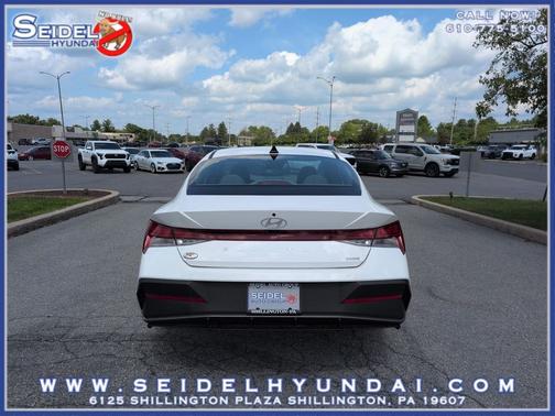 Serenity White 2026 Hyundai ELANTRA HEV Blue