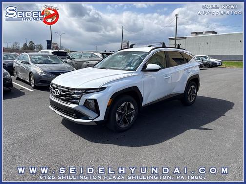 Creamy White Pearl 2026 Hyundai TUCSON Hybrid SEL