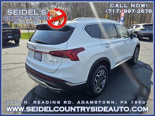 Quartz White 2022 Hyundai SANTA FE Limited