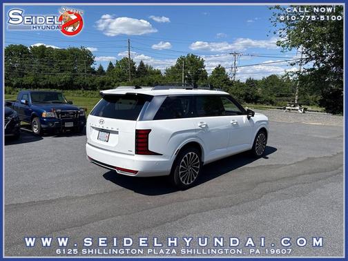Creamy White Pearl 2026 Hyundai Palisade Hybrid Calligraphy