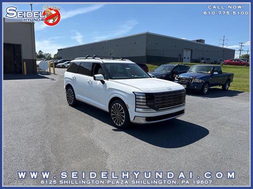 Creamy White Pearl 2026 Hyundai Palisade Hybrid Calligraphy