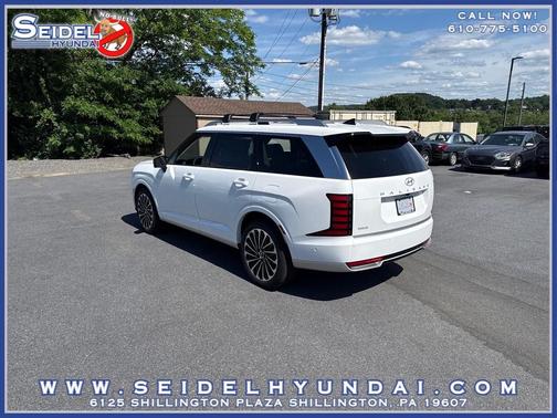 Creamy White Pearl 2026 Hyundai Palisade Hybrid Calligraphy