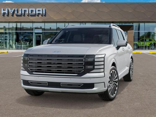 Creamy White Pearl 2026 Hyundai Palisade Hybrid Calligraphy