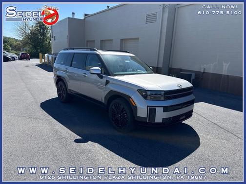 Shimmering Silver 2026 Hyundai SANTA FE HEV Calligraphy
