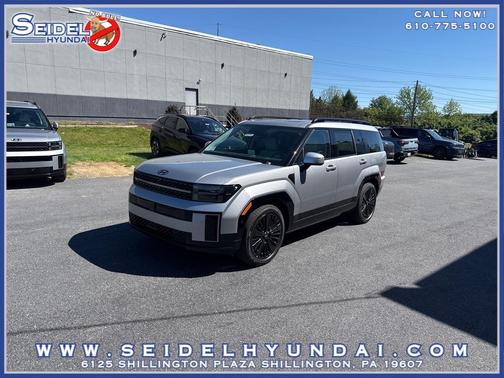Shimmering Silver 2026 Hyundai SANTA FE HEV Calligraphy