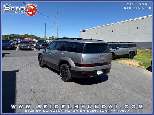 Shimmering Silver 2026 Hyundai SANTA FE HEV Calligraphy