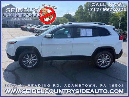 Bright White Clearcoat 2017 Jeep Cherokee Limited