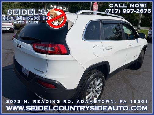 Bright White Clearcoat 2017 Jeep Cherokee Limited