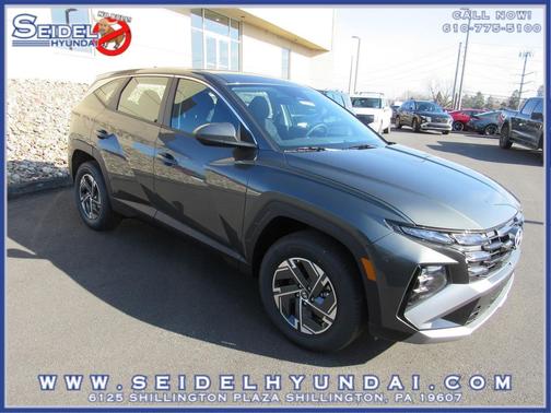 Amazon Gray 2026 Hyundai TUCSON Hybrid Blue SE