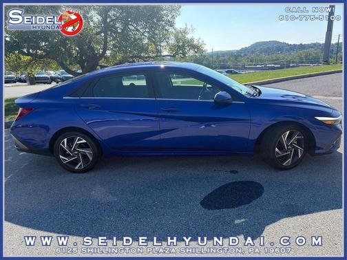 Intense Blue 2025 Hyundai ELANTRA SEL