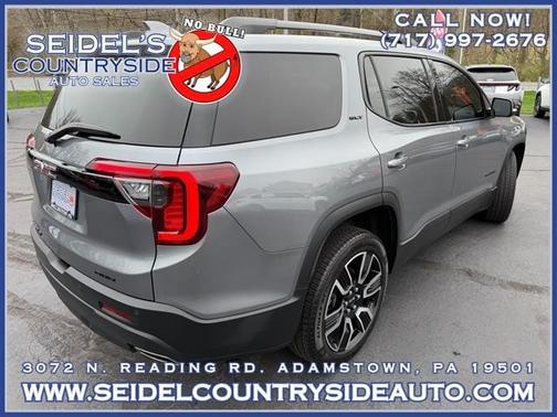 Satin Steel Metallic 2021 GMC Acadia AWD SLT