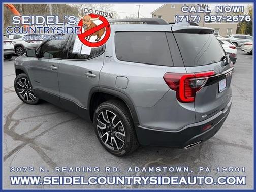 Satin Steel Metallic 2021 GMC Acadia AWD SLT