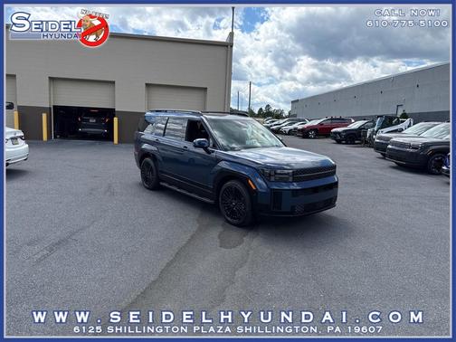 Atlantis Blue 2026 Hyundai SANTA FE HEV Calligraphy
