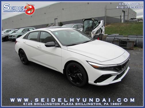 Serenity White 2026 Hyundai ELANTRA Sport