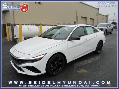 Serenity White 2026 Hyundai ELANTRA Sport
