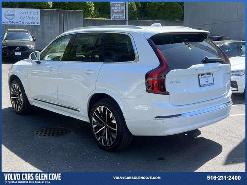 Crystal White Pearl 2026 Volvo XC90 B6 Ultra 7-Seater