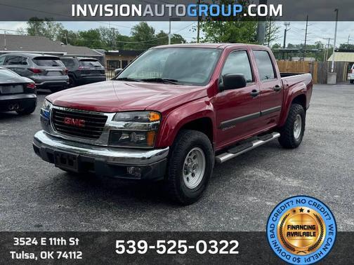 Maroon 2005 GMC Canyon SLE