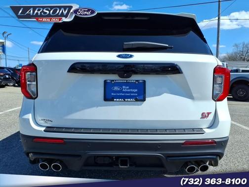 Star White Metallic Tri-Coat 2023 Ford Explorer ST