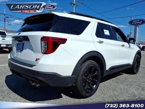 Star White Metallic Tri-Coat 2023 Ford Explorer ST