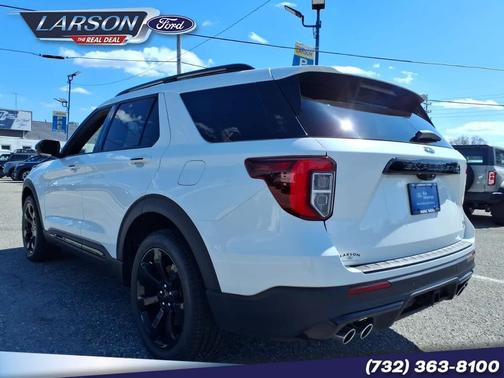 Star White Metallic Tri-Coat 2023 Ford Explorer ST