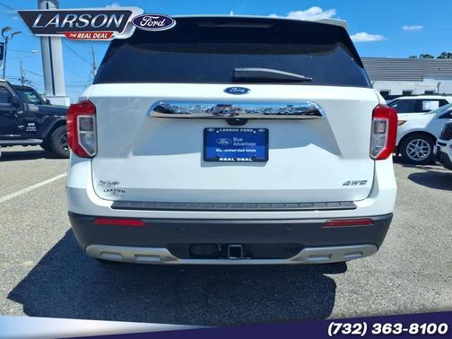 Star White Metallic Tri-Coat 2023 Ford Explorer XLT