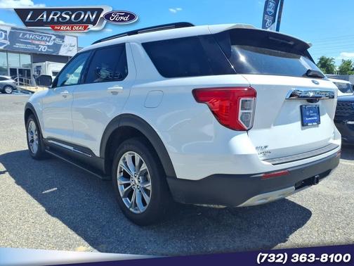 Star White Metallic Tri-Coat 2023 Ford Explorer XLT