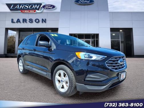 Agate Black Metallic 2022 Ford Edge SE