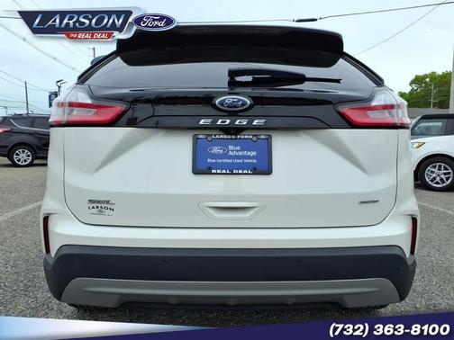 Star White Metallic Tri-Coat 2022 Ford Edge SEL