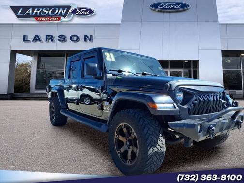 Black Clearcoat 2021 Jeep Gladiator Overland