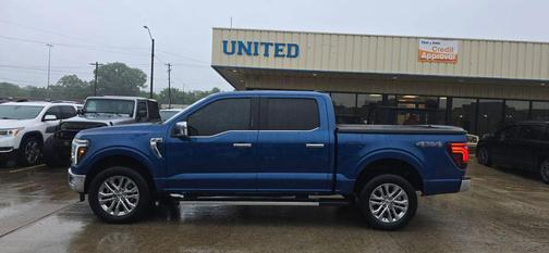 Atlas Blue Metallic 2024 Ford F-150 Lariat