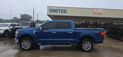 Atlas Blue Metallic 2024 Ford F-150 Lariat