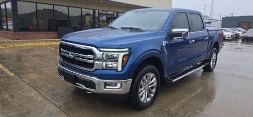 Atlas Blue Metallic 2024 Ford F-150 Lariat