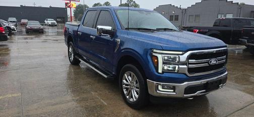 Atlas Blue Metallic 2024 Ford F-150 Lariat