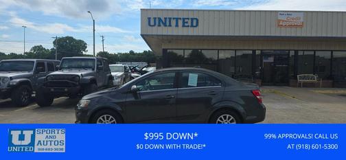 Nightfall Gray Metallic 2017 Chevrolet Sonic LT