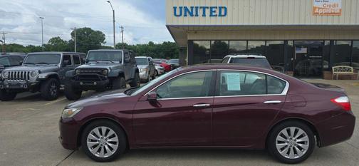 Maroon 2013 Honda Accord EX-L