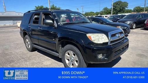 Black 2007 Toyota 4Runner Sport