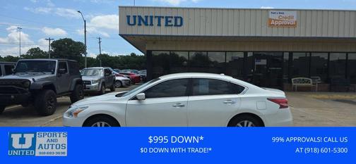 White 2015 Nissan Altima 2.5 S