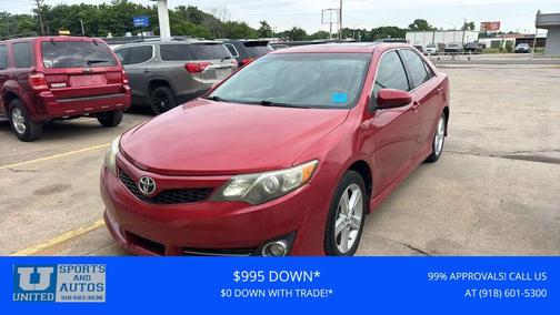 Barcelona Red Metallic 2012 Toyota Camry SE