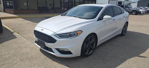 White Platinum Metallic Tri-Coat 2017 Ford Fusion Sport