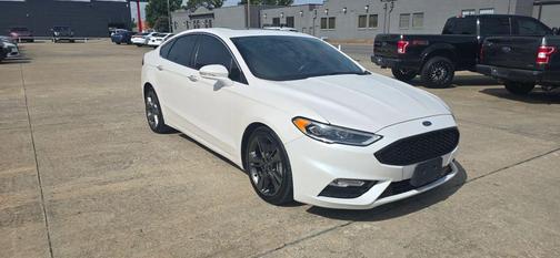 White Platinum Metallic Tri-Coat 2017 Ford Fusion Sport