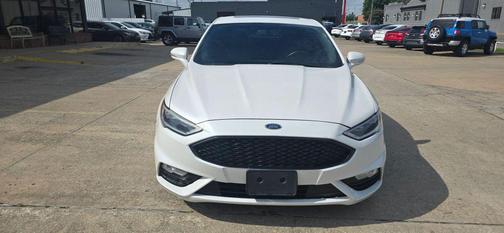 White Platinum Metallic Tri-Coat 2017 Ford Fusion Sport