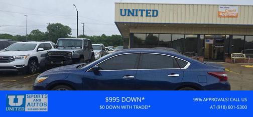 Deep Blue Pearl 2018 Nissan Altima 2.5 SR
