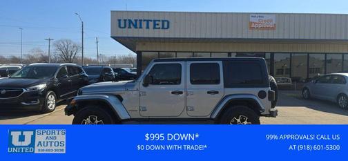 Billet Silver Metallic Clearcoat 2019 Jeep Wrangler Unlimited Sahara