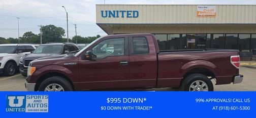 Red 2009 Ford F-150 XLT