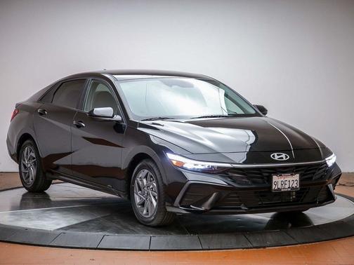 Abyss Black 2024 Hyundai ELANTRA HEV Blue